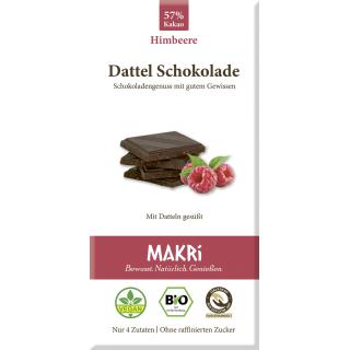Dattel Schokolade - Himbeere 57% Kakao 85 g