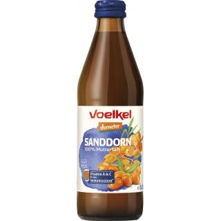 Sanddorn 100% Muttersaft demeter 330 ml