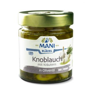 Knoblauch in Olivenöl mit Kräutern 185 g