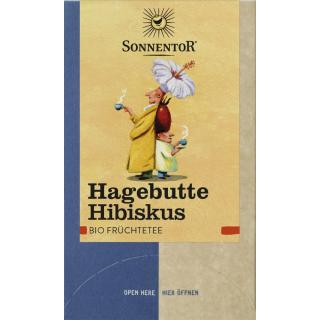 Hagebutte-Hibiskustee Aufg.