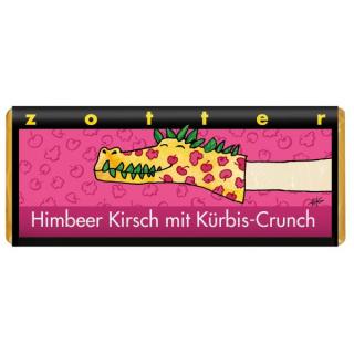 Himbeer Kirsch mit Kürbis-Crunch