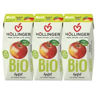 bio apfel mit Wasser ohne Kohl