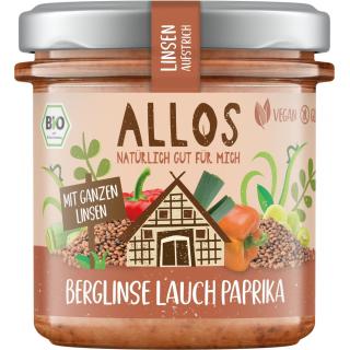 Linsen-Aufstrich Berglinse Lauch Paprika