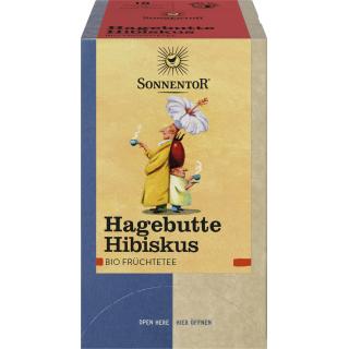Hagebutte-Hibiskustee Aufg.